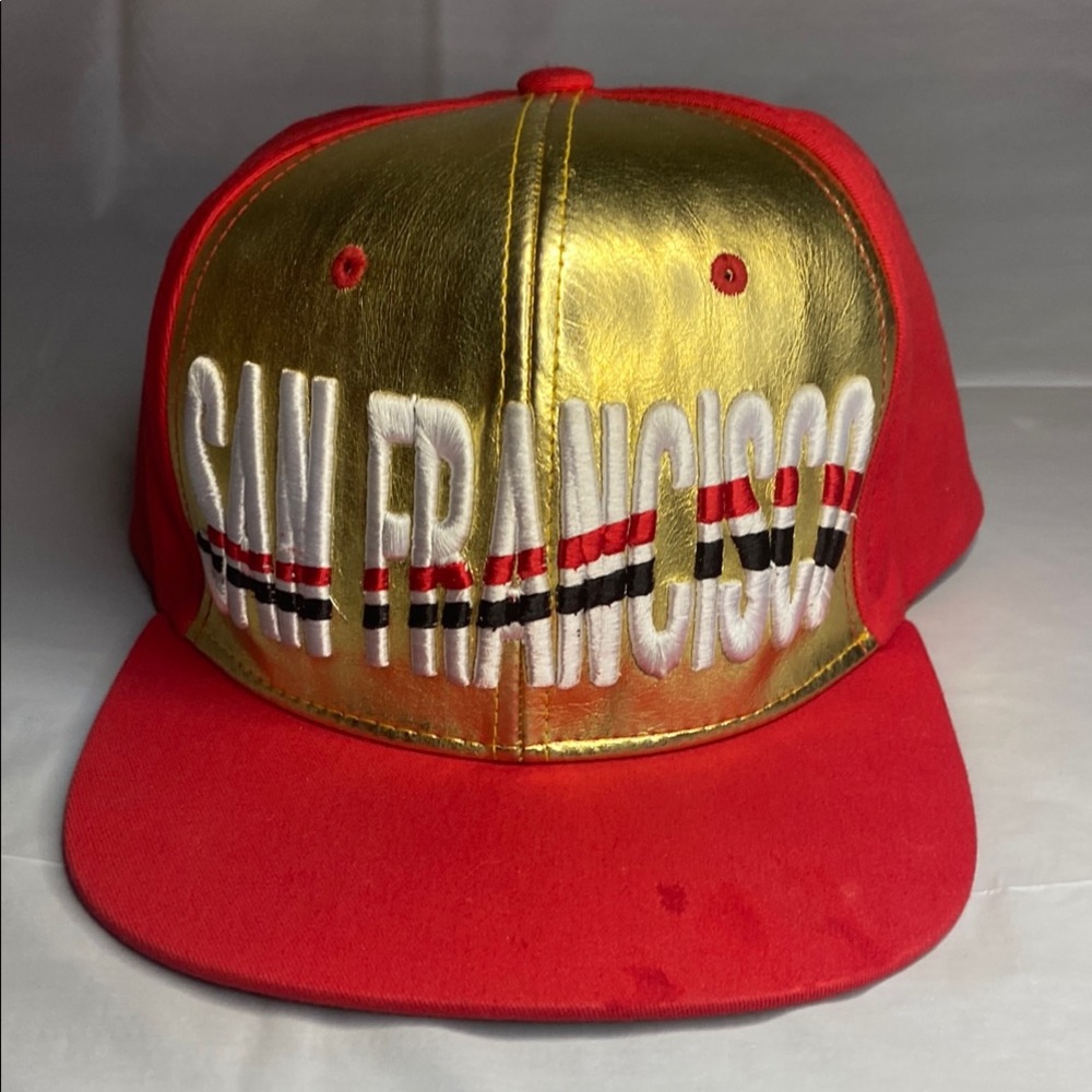 San Francisco Red and Gold Cap